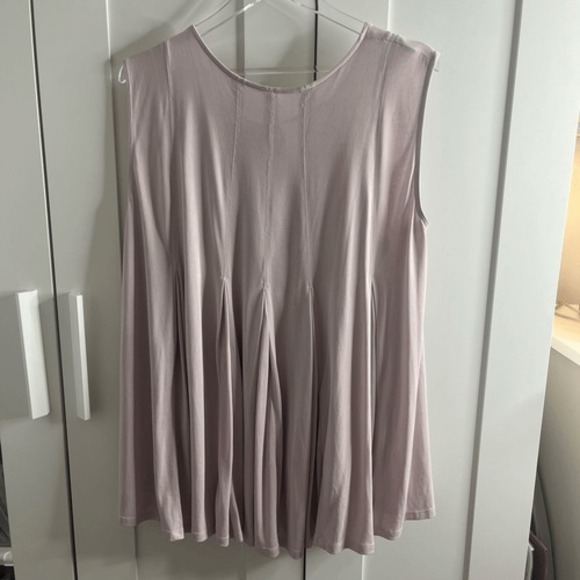 Free People Sasha Tunic Top Lilac Purple Oversized Pintuck Size XS - Picture 10 of 13